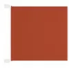 vidaXL Auvent vertical Terre cuite 140x360 cm Tissu oxford