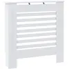 vidaXL Cache-radiateur MDF Blanc 78 cm