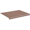 vidaXL Tissu de remplacement pour auvent Marron 4x3 m