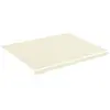 vidaXL Tissu de remplacement pour auvent Crème 4,5x3,5 m