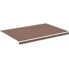 vidaXL Tissu de remplacement pour auvent Marron 4,5x3 m