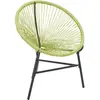 vidaXL Chaise de jardin Acapulco Résine tressée Vert