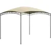 vidaXL Belvédère 3x4x2,65 m Crème 180 g/m²