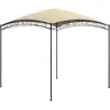 vidaXL Belvédère 3x3x2,65 m Crème 180 g/m²