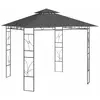 vidaXL Belvédère 3x3x2,7 m Anthracite 160 g/m²