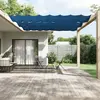 vidaXL Auvent vertical Bleu 140x800 cm Tissu oxford