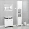 vidaXL Vidaxl Ensemble De Meubles De Bain 3 Pcs Blanc Bois D'ingénierie
