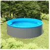 vidaXL Piscine à éclaboussures 350x90 cm Gris