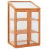 vidaXL Serre 60x45x100 cm Bois de sapin