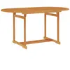 vidaXL Table de jardin 150x90x75 cm Bois de teck massif