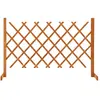 vidaXL Clôture en treillis de jardin Orange 120x90 cm Bois de sapin