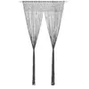 vidaXL Rideau en macramé Anthracite 140x240 cm Coton