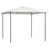 vidaXL Belvédère 3x3x2,6 m Crème 160 g/m²