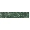 vidaXL Écran de balcon avec feuilles vert foncé 400x75 cm