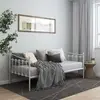 vidaXL Vidaxl Cadre De Canapé-Lit Sans Matelas Blanc Métal 90x200 Cm