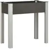 vidaXL Lit surélevé de jardin 75x40x75 cm WPC Gris