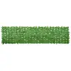 vidaXL Écran de balcon avec feuilles vert 300x75 cm