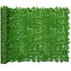 vidaXL Écran de balcon avec feuilles vert 300x150 cm