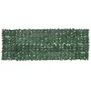 vidaXL Écran de balcon avec feuilles vert foncé 300x100 cm