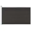 vidaXL Panneau de clôture WPC 175x105 cm Noir