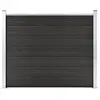 vidaXL Panneau de clôture WPC 180x146 cm Gris