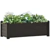 vidaXL Lit surélevé de jardin PP Anthracite 100x43x35 cm