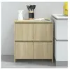 vidaXL Buffet Chêne sonoma 70x41x75 cm Bois d'ingénierie