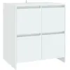 vidaXL Buffet Blanc 70x41x75 cm Aggloméré