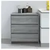 vidaXL Buffet Sonoma gris 70x41x75 cm Bois d'ingénierie