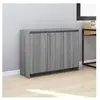vidaXL Buffet Sonoma gris 102x33x75 cm Aggloméré