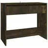 vidaXL Table console Chêne fumé 89x41x76,5 cm Acier