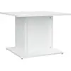 vidaXL Table basse Blanc 55,5x55,5x40 cm Aggloméré
