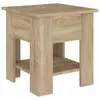 vidaXL Table basse Chêne sonoma 40x40x42 cm Bois d'ingénierie