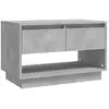 vidaXL Meuble TV Gris béton 70x41x44 cm Aggloméré