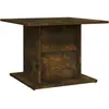 vidaXL Table basse Chêne fumé 55,5x55,5x40 cm Aggloméré