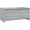 vidaXL Table basse Sonoma gris 90x50x41,5 cm Aggloméré