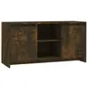 vidaXL Meuble TV Chêne fumé 102x37,5x52,5 cm Aggloméré