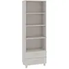 vidaXL Buffet HAMAR Blanc 60x35x180 cm Bois de pin massif