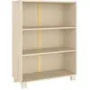 vidaXL Bibliothèque HAMAR Marron miel 85x35x112 cm Bois de pin massif