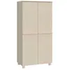 vidaXL Garde-robe HAMAR Marron miel 89x50x180 cm Bois massif de pin