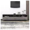 vidaXL Meuble TV HAMAR Gris clair 158x40x40 cm Bois massif de pin