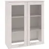 vidaXL Dessus de buffet HAMAR Blanc 85x35x100 cm Bois de pin massif