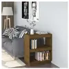 vidaXL Bibliothèque Marron miel 60x35x71 cm Bois de pin massif