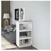 vidaXL Bibliothèque/Cloison Blanc 60x35x103 cm Bois de pin massif