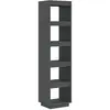 vidaXL Bibliothèque/Séparateur de pièce Gris 40x35x167 cm Pin solide