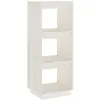 vidaXL Bibliothèque/Séparateur de pièce Blanc 40x35x135 cm Pin massif