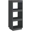 vidaXL Bibliothèque/Séparateur de pièce Gris 40x35x103 cm Pin massif