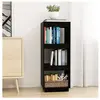 vidaXL Bibliothèque/Séparateur de pièce Noir 40x35x103 cm Pin massif