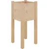 vidaXL Jardinière d'extérieur 31x31x70 cm Bois de pin massif