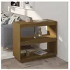 vidaXL Bibliothèque Marron miel 80x35x71 cm Bois de pin massif